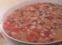 Zuppa farro e legumi