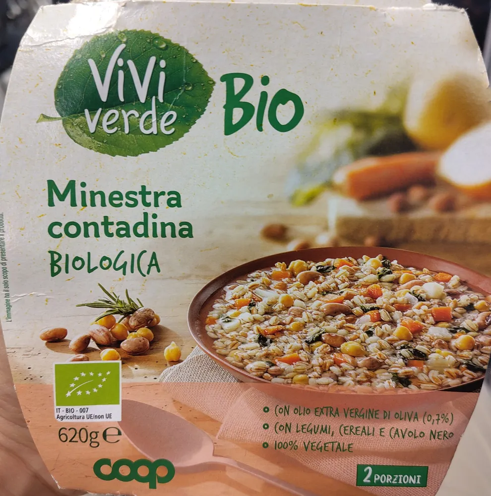 Minestra contadina biologica