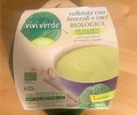 Vellutata con broccoli e ceci biologica