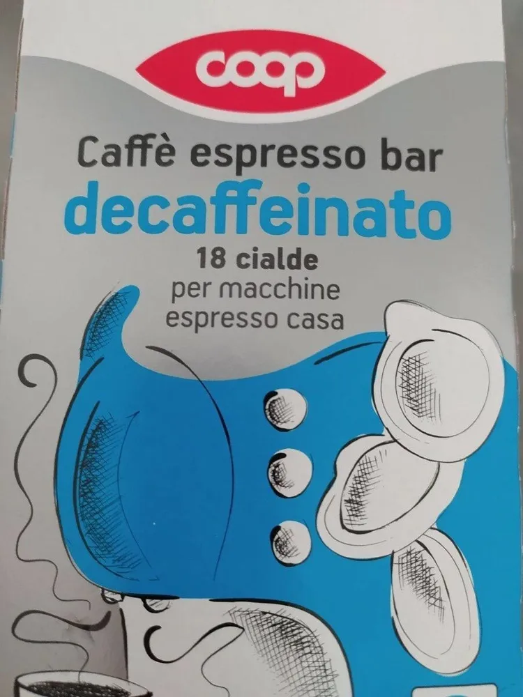 Caffè espresso bar decaffeinato
