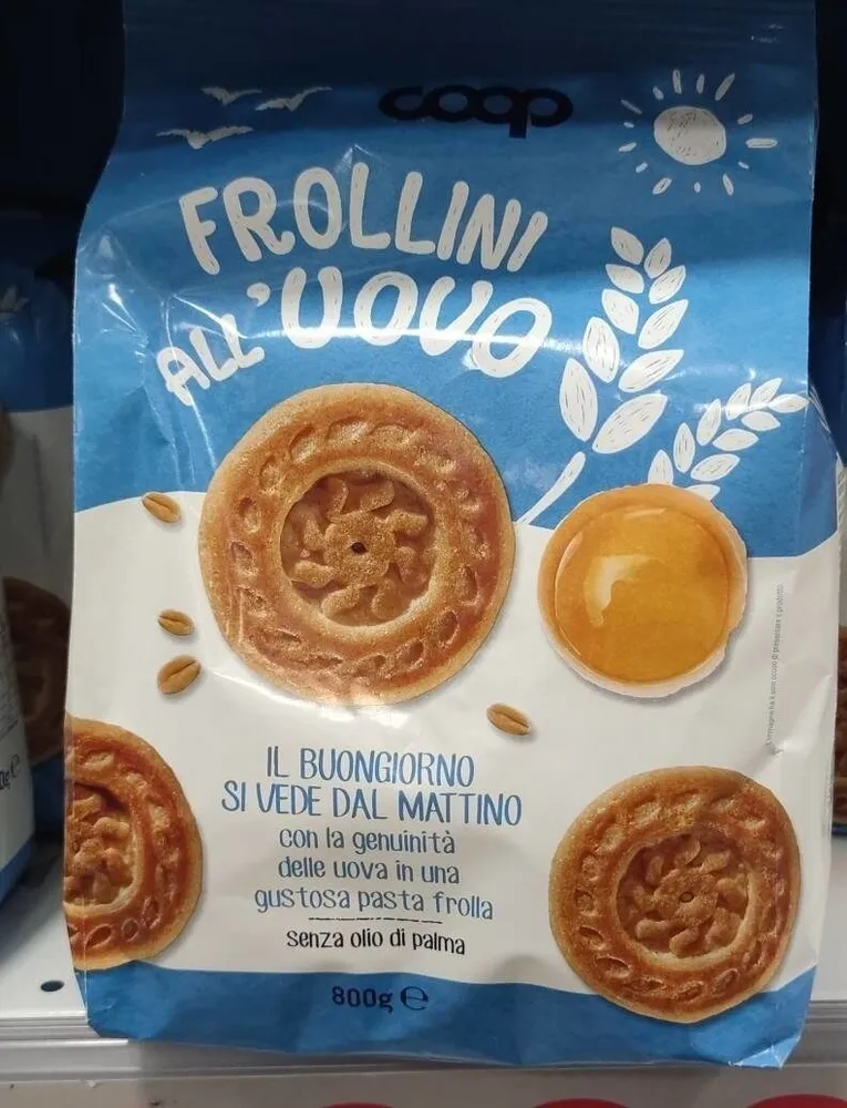 Frollini all'uovo