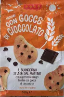 Frollini con gocce di cioccolato