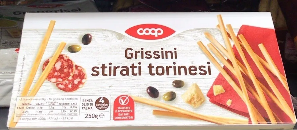 Grissini stirati torinesi