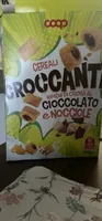 Cereali ripeni di crema al cioccolato e nocciole