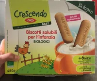 Biscotti solubili per l'infanzia BIO