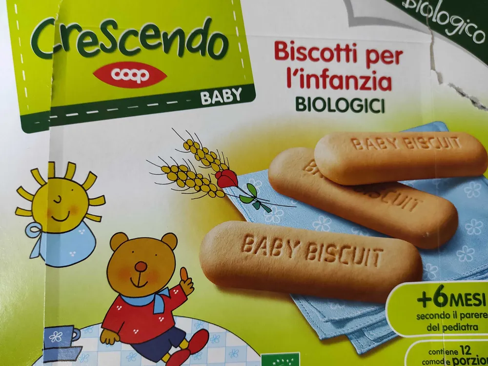 Biscotti per l'infanzia biologici