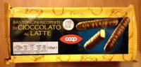 Bastoncini ricoperti di cioccolato al latte