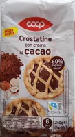 Crostatine con crema al cacao