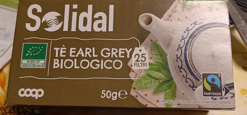 Tè earl grey biologico