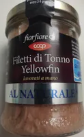 Filetti di tonno Yellowfin al naturale