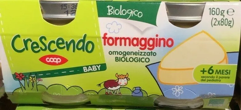 Formaggino omogeneizzato biologico