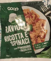 Ravioli di ricotta e spinaci con pomodoro e basilico surgelati