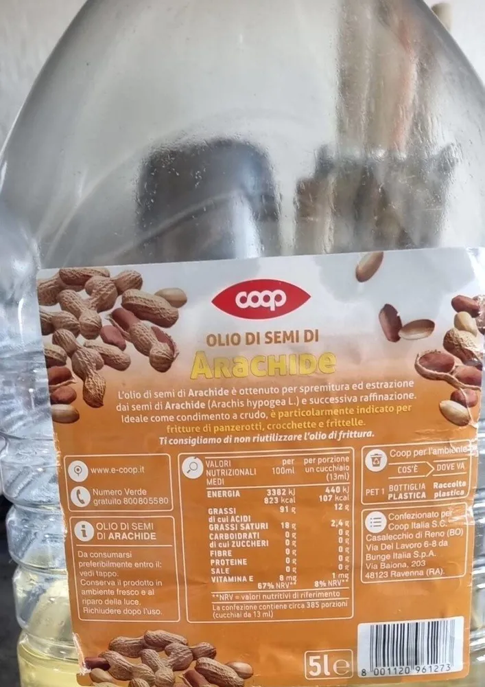 Olio di semi di arachide