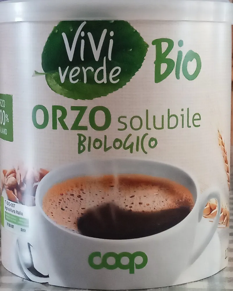 Orzo solubile biologico
