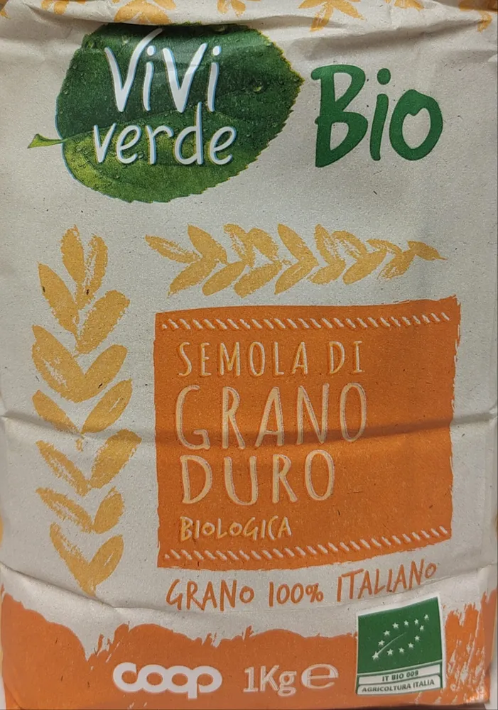 semola di grano duro biologica