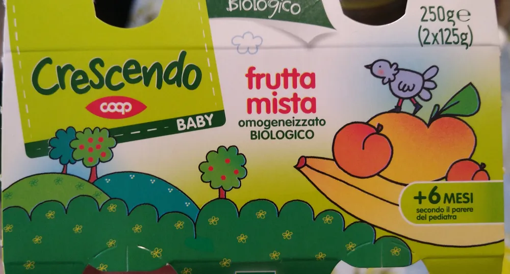 Crescendo - omogeneizzato frutta mista