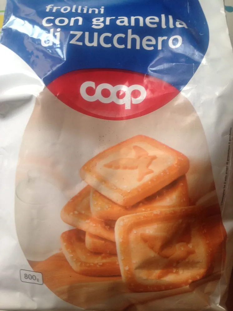 Frollini con granella di zucchero