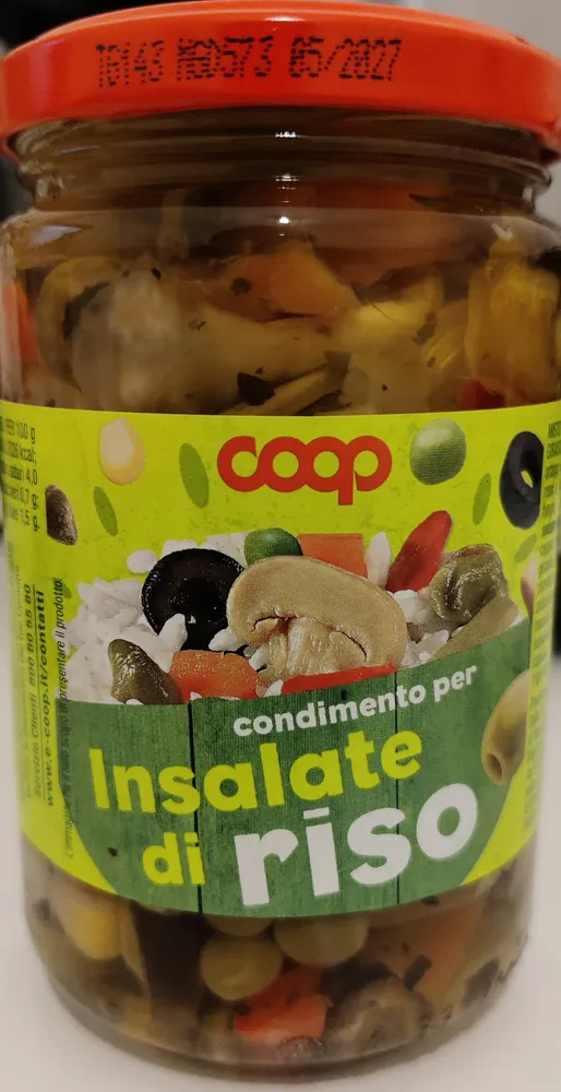 Condimento per insalate di riso