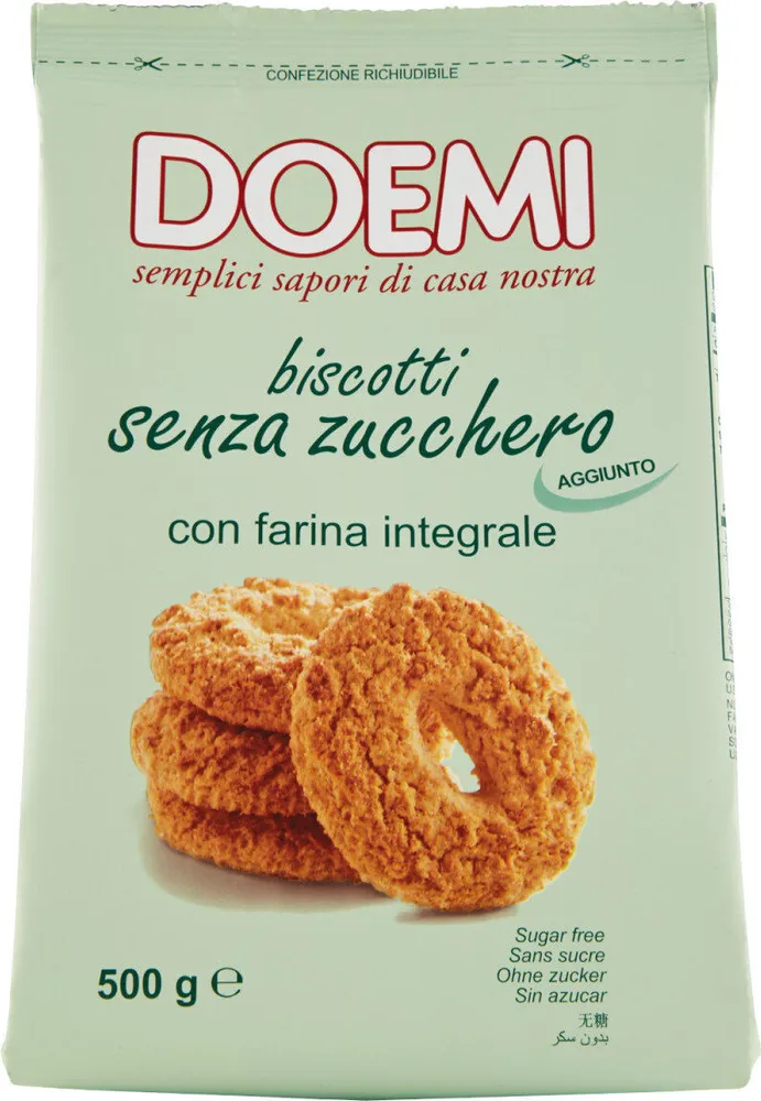 Biscotti senza zucchero con farina integrale