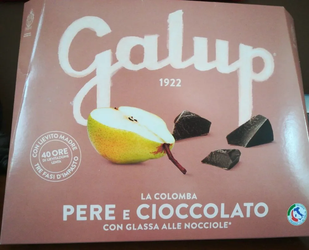 Colomba, pere e cioccolato (Galup)