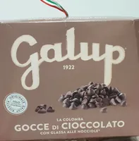 Comba gocce di cioccolato  con glassa alle nocciole