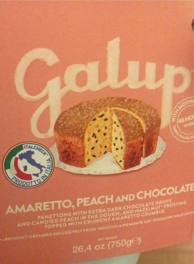 Panettone Amaretto pera e cioccolato