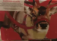 Panettone avec marrons glacés et glaçage noisettes
