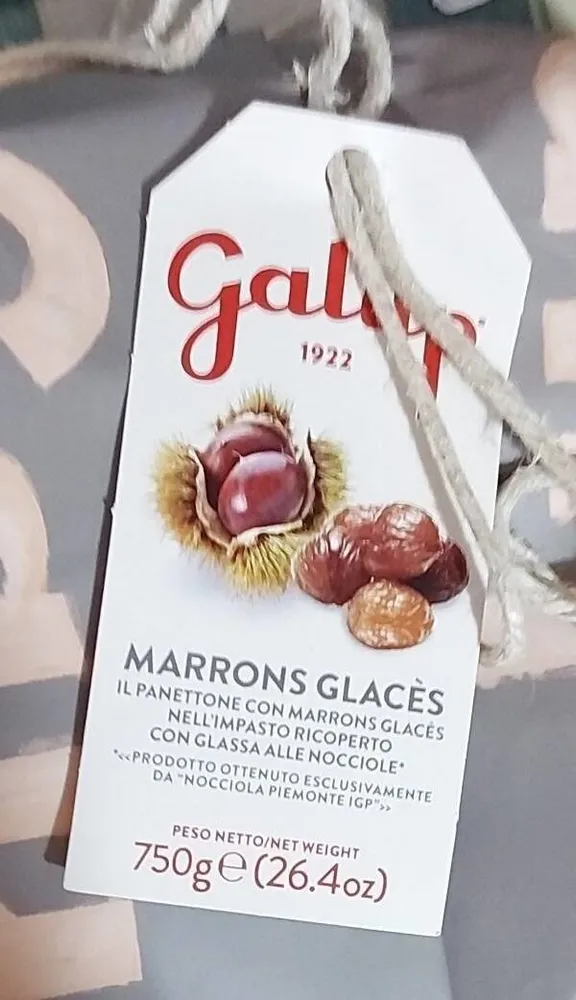 panettone Maron glacés