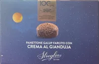 Panettone galup farcito con crema al gianduja