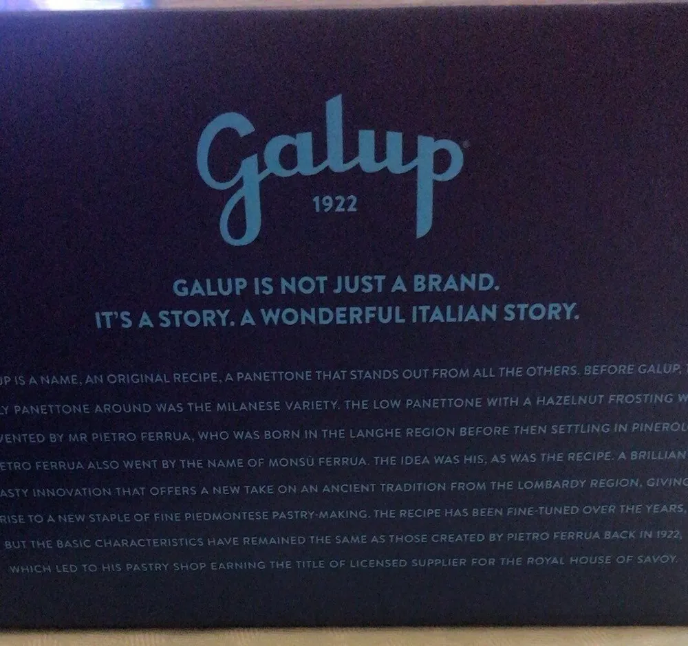 Panettone galup milano