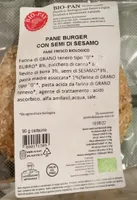 Pane burger con semi sesamo