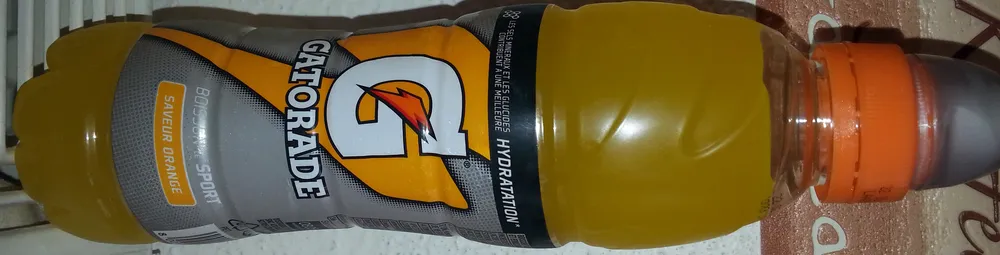 Boisson pour le sport saveur orange