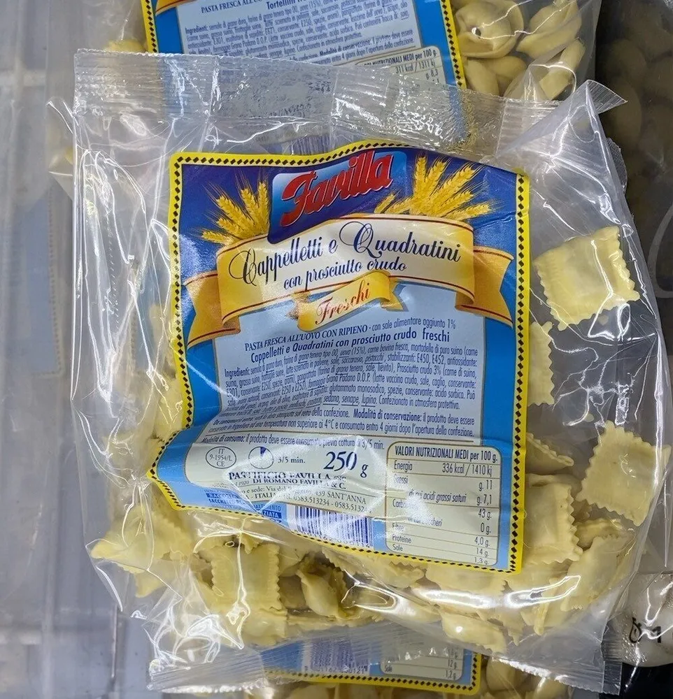 Cappelletti e quadratini