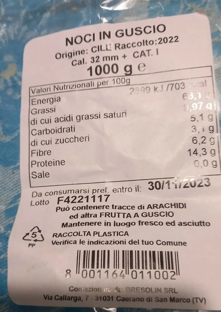 Noci in guscio
