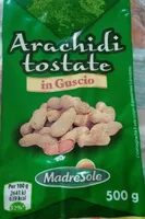 Arachidi tostate in guscio 500g MadreSole