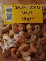 Anacardi tostati salati