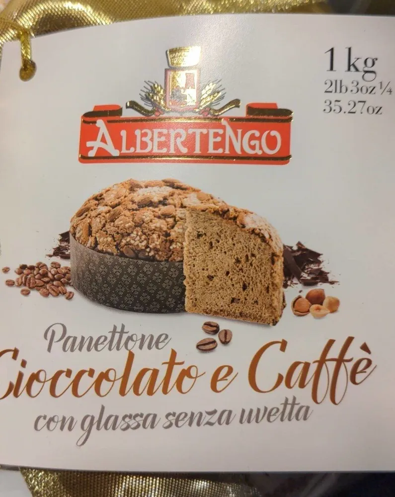Panettone al cioccolato e caffè