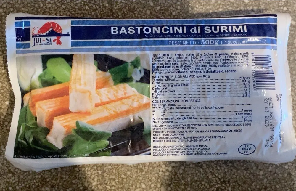 Bastoncini di surimi