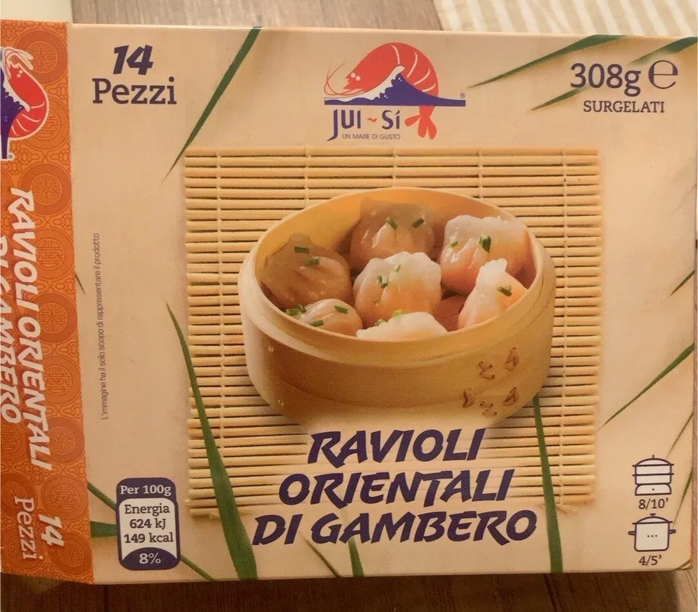 Ravioli orientali di gambero