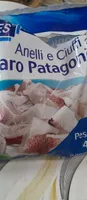 Anellini ciuffi di calamaro patagonico