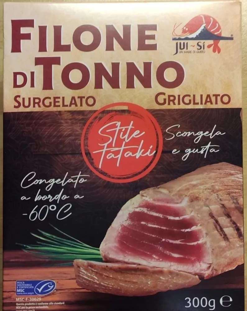 Filone di tonno grigliato