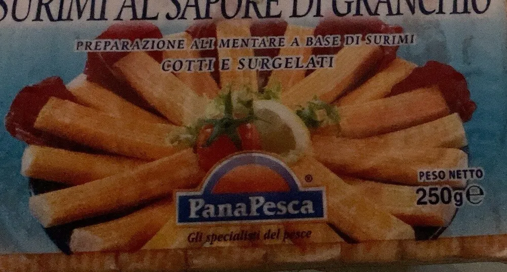 Surimi al sapore di granchio