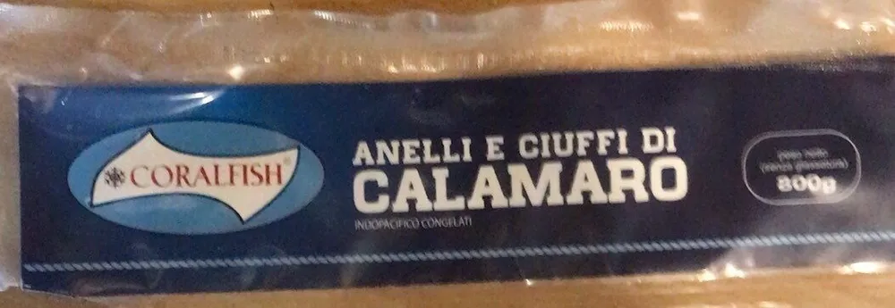Anelli e ciuffi di calamaro