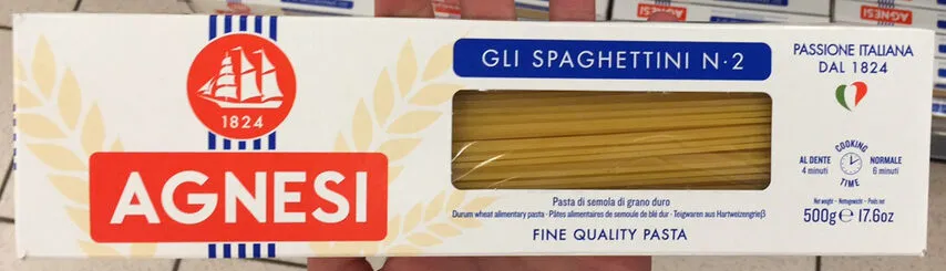 Gli Spaghettini N.2 Fine Quality Pasta