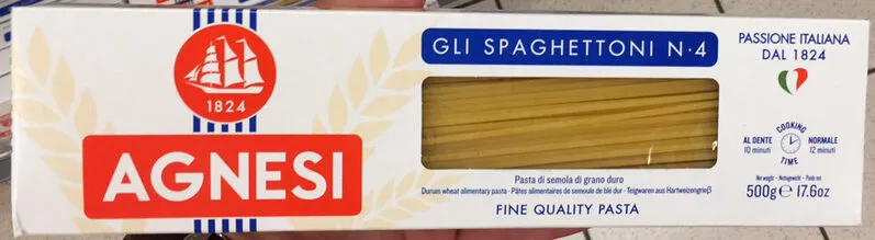 Gli Spaghettoni N.4 Nudeln aus Hartweizengrieß