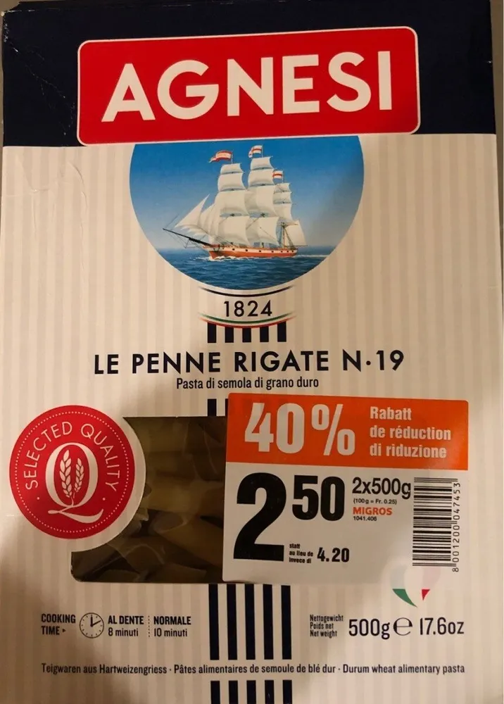 : Le Penne Rigate N • 19