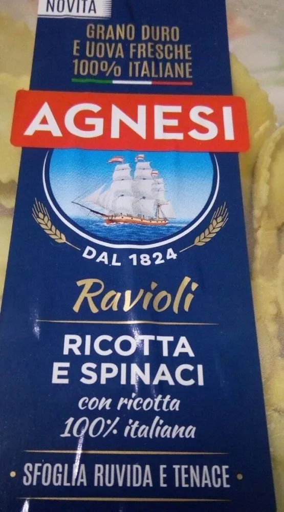 Ravioli ricotta spinaci