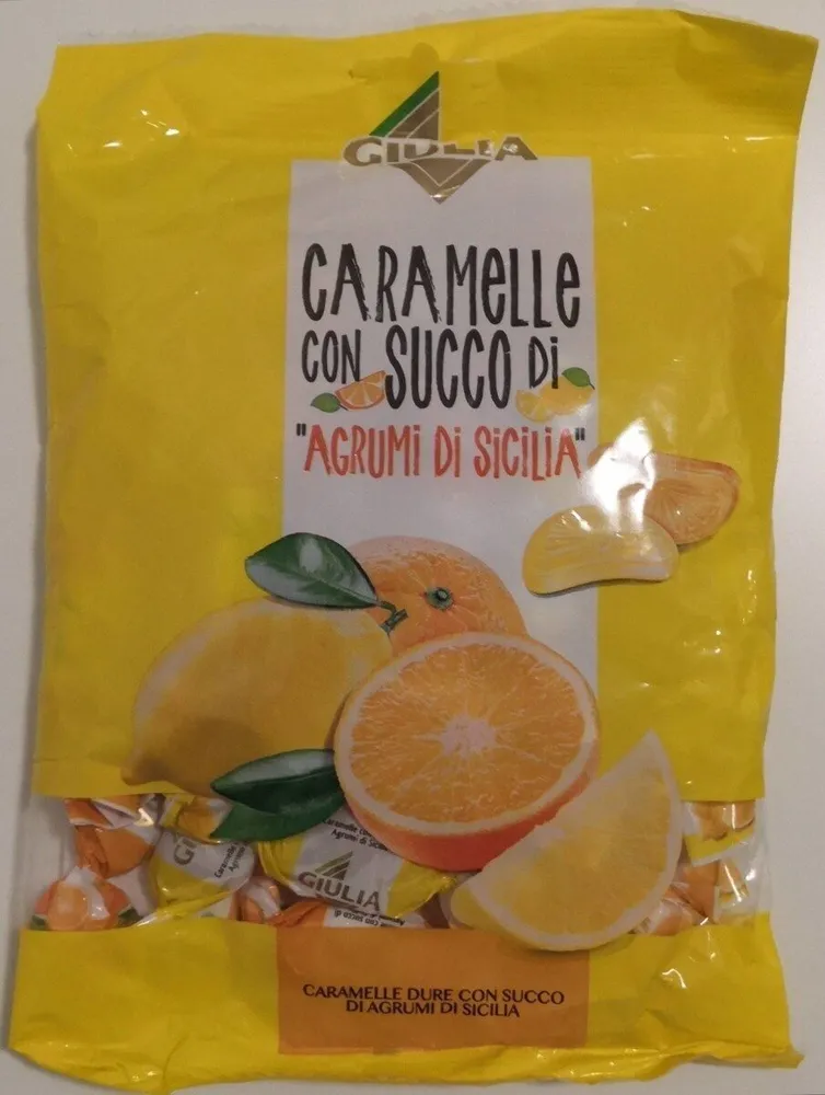 Caramelle con Succo di Agrumi di Sicilia
