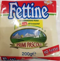 Fettine di formaggio fuso