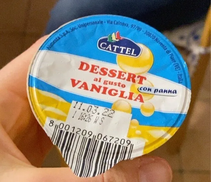 dessert al gusto vaniglia